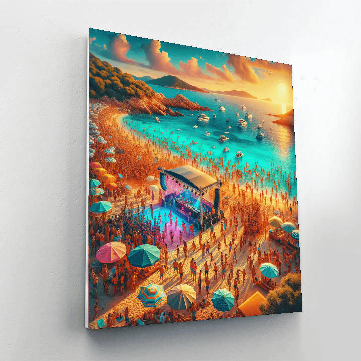 Calvi On The Rocks - Corsica Numbered Painting Kits