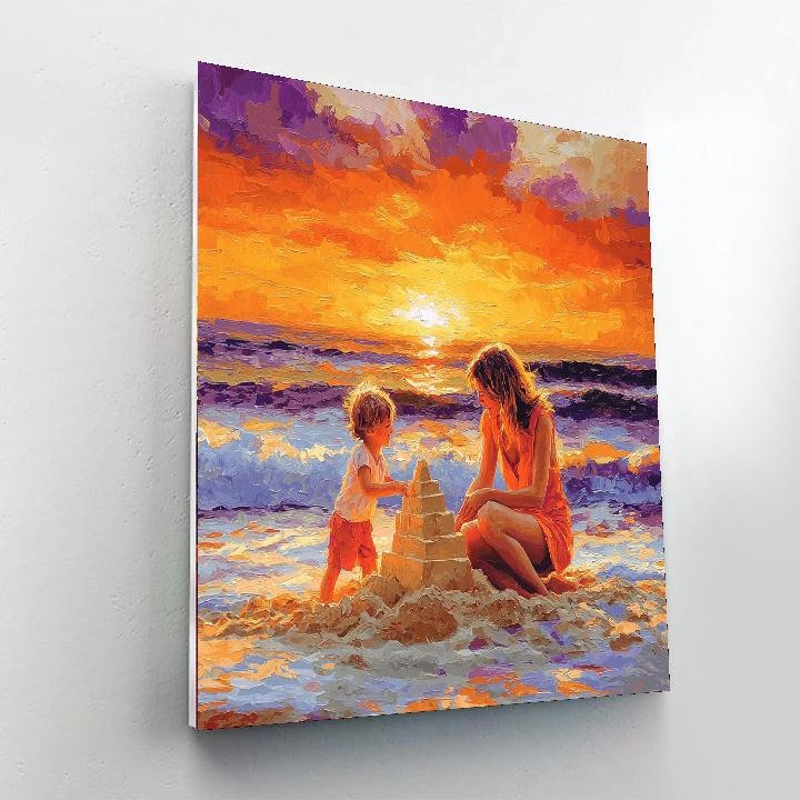 Sunset Playtime Paint By Number