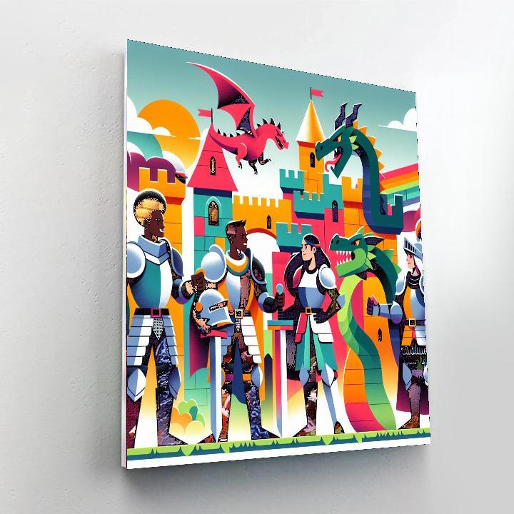 Castle Siege Strategy Paint By Numbers