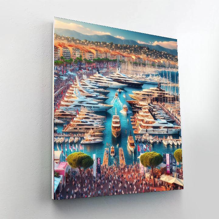 Cannes Yachting Festival - France Painting Number Kit