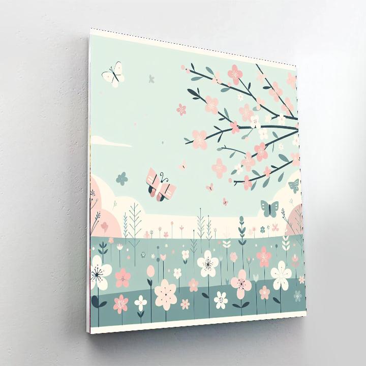 Dreamy Meadow Escape Numbered Painting Kits