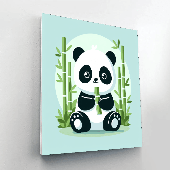 Gentle Giant Panda Play DIY Paint By Numbers
