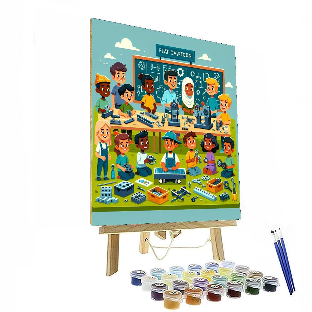 Creative Inventors Workshop Painting Number Kit