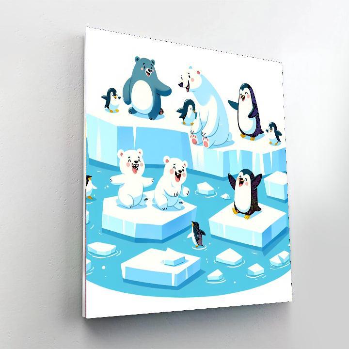 Polar Playtime Numbered Painting Kits