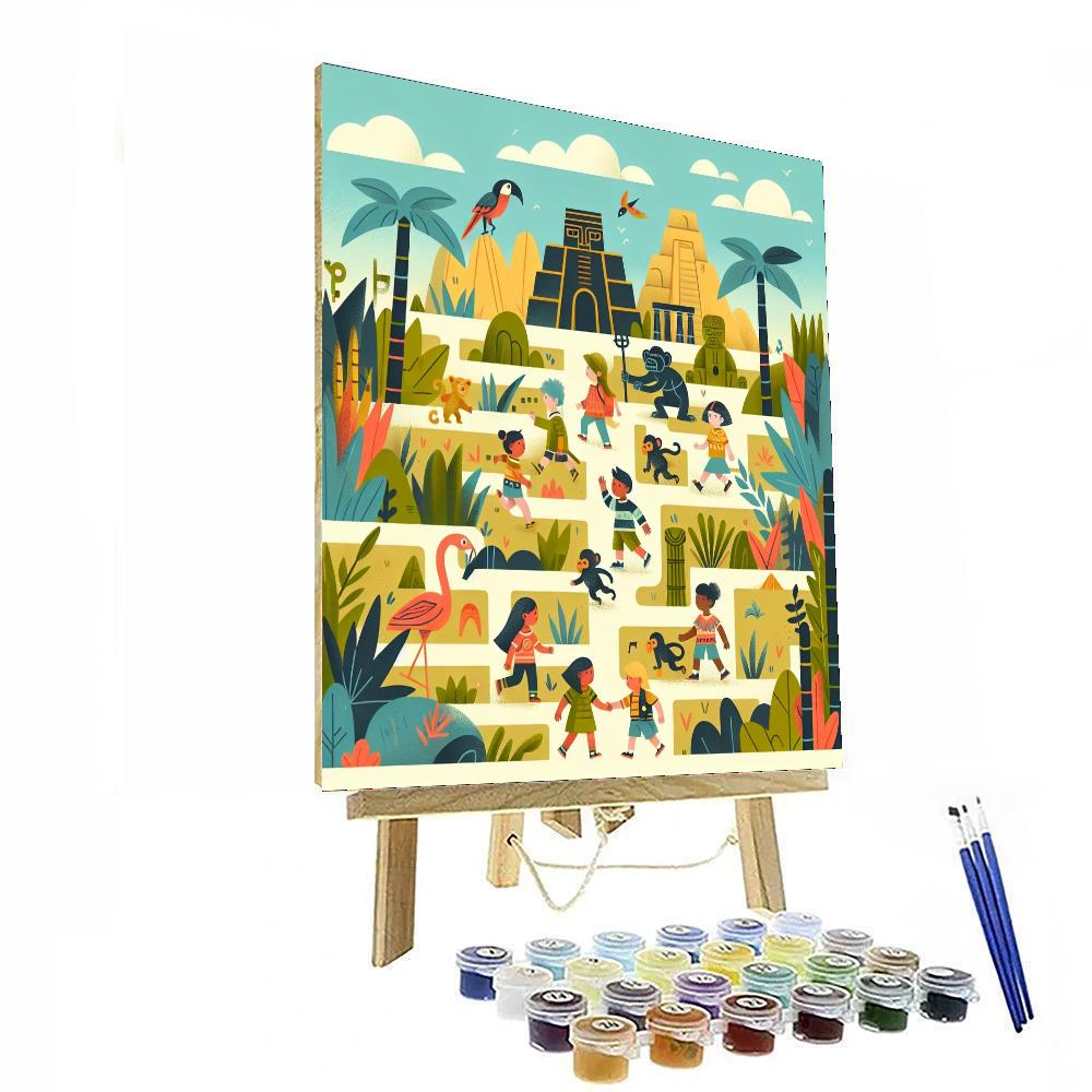 Jungle Mystery DIY Paint By Numbers