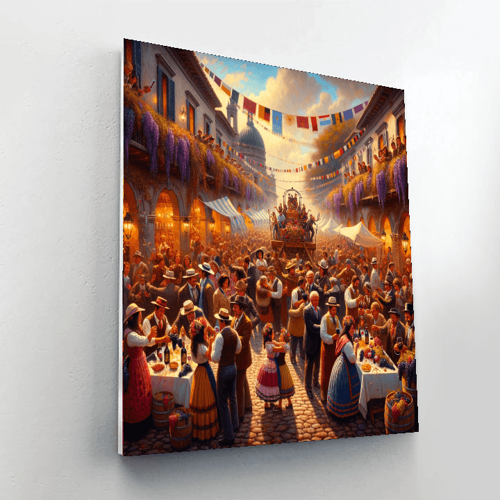 Festa De La Vendimia Numbered Painting Kits