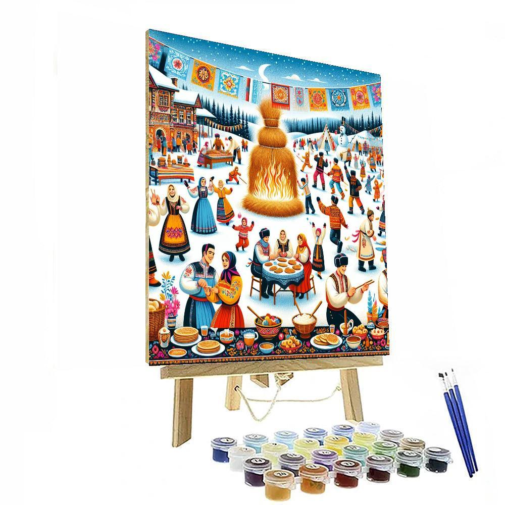 Maslenitsa Festival Paint By Color