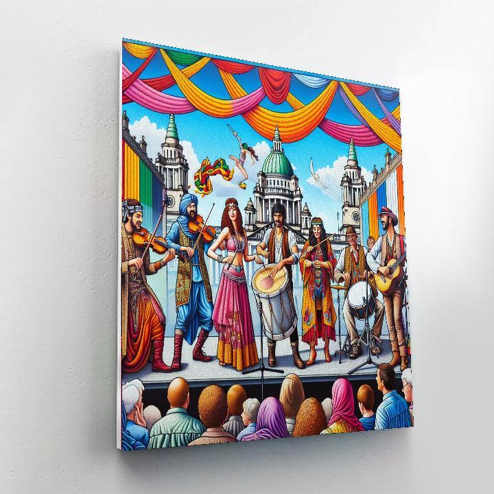 Belfast International Arts Festival - Belfast Paint By Numbers Art
