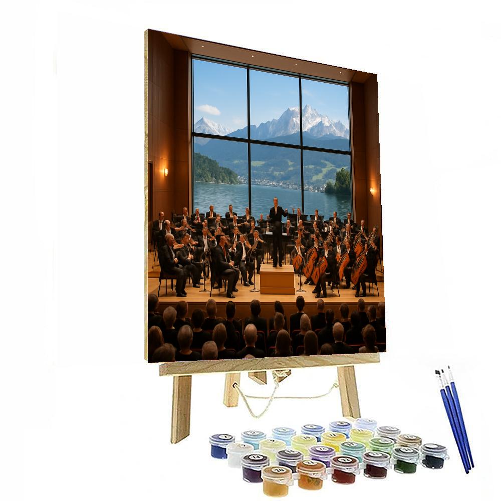 Lucerne Festival - Switzerland Painting Number Kit