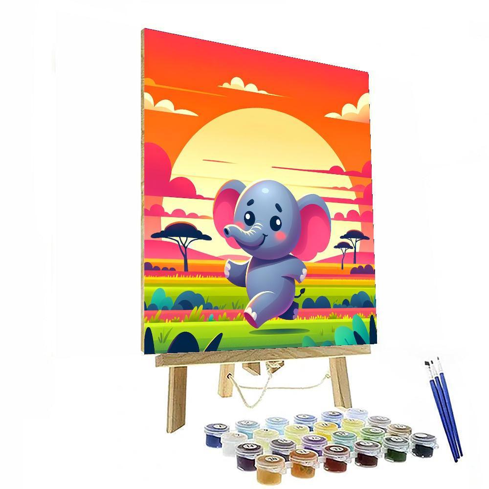 Super Safari Adventure Painting Number Kit