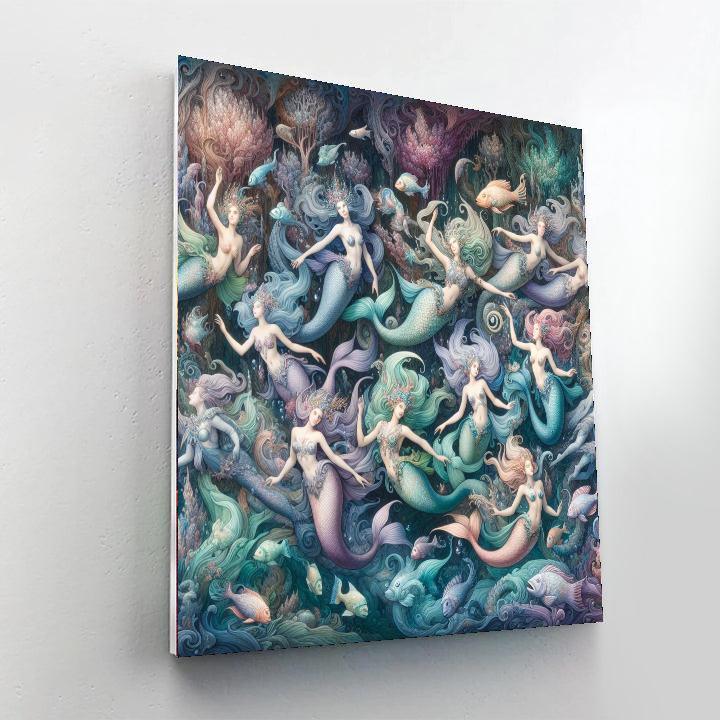 Ethereal Mermaid Realm Paint By Number