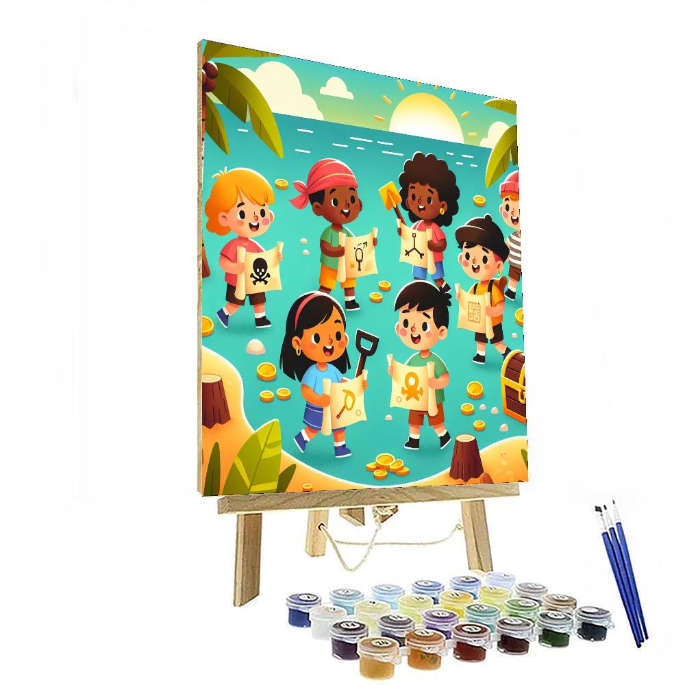 Terrific Treasure Hunt Number Painting