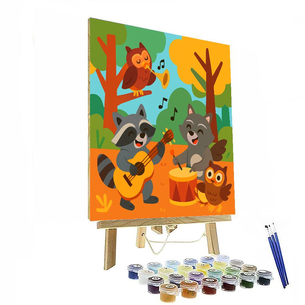 Funky Forest Festival Numbered Painting Kits