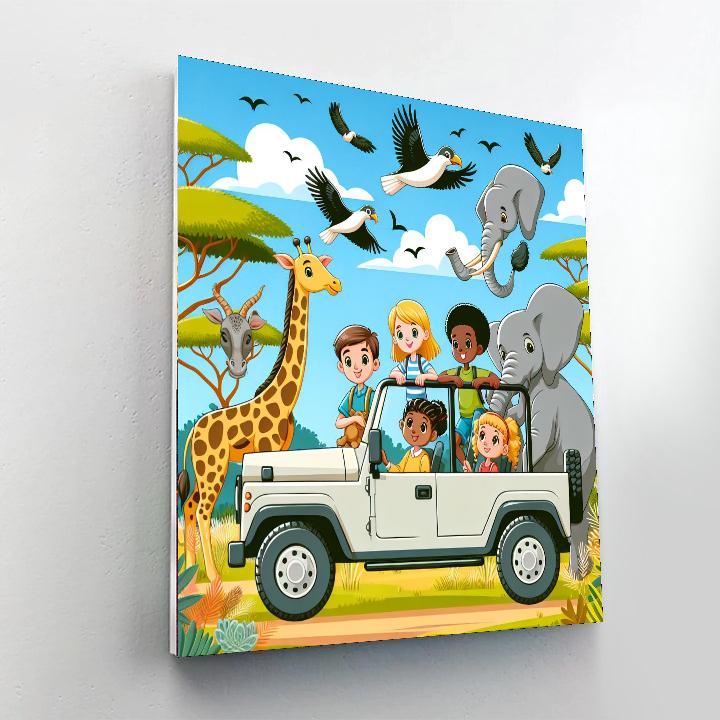 Safari On The Serengeti Paint By Number