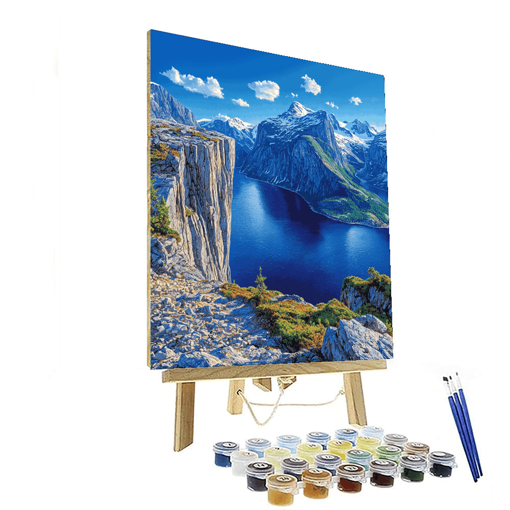 Trolltunga, Norway Painting Number Kit