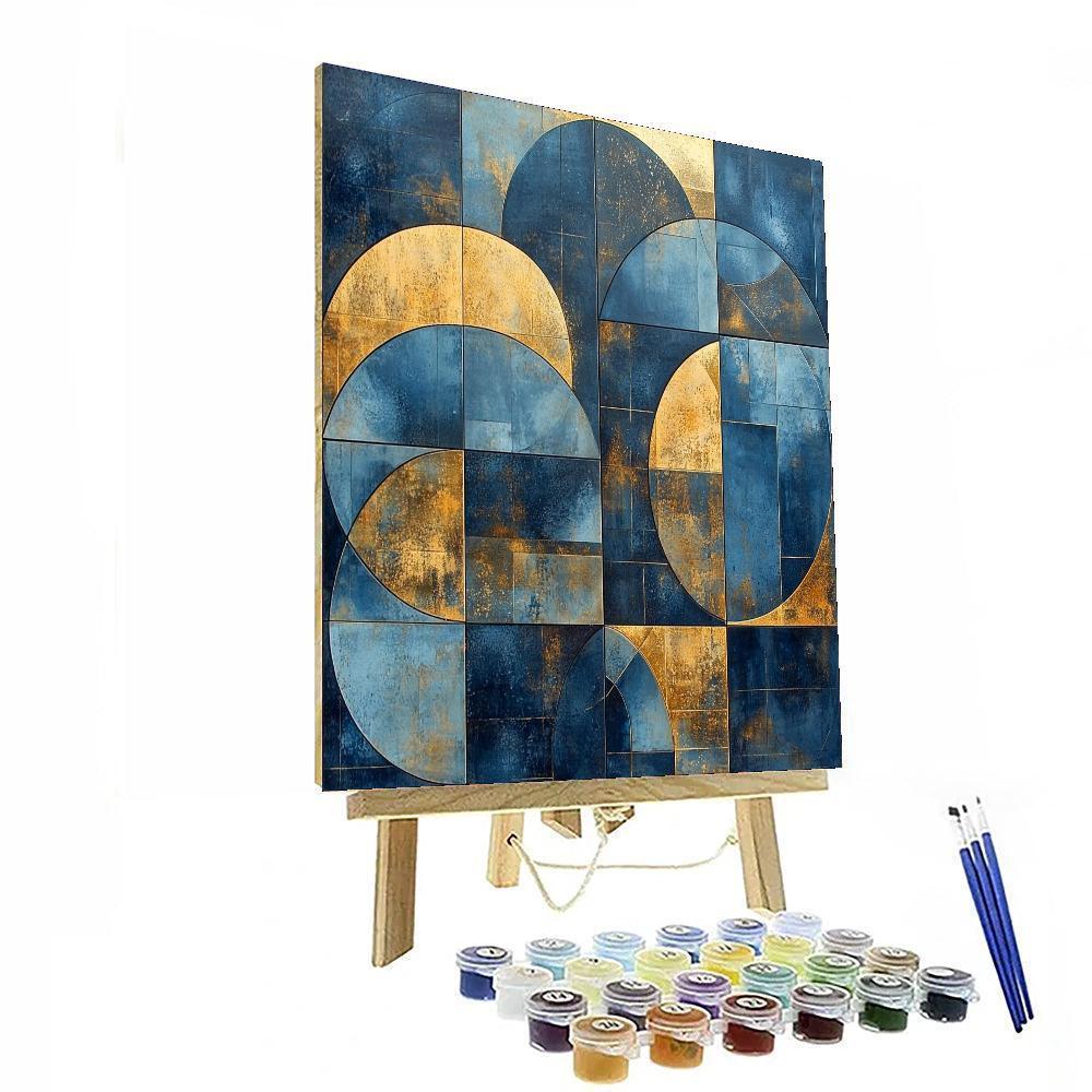 Michelangelo Inspired Sacred Geometry  Painting Number Kit