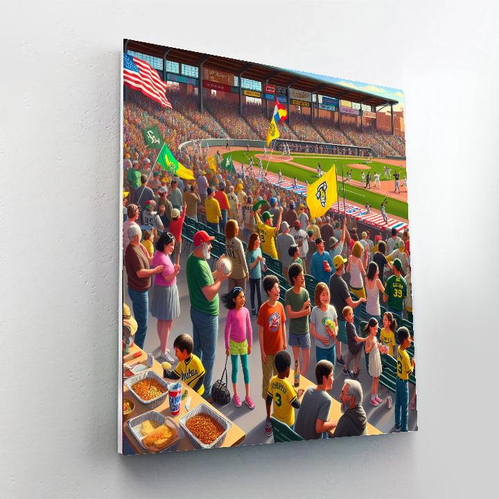 Albuquerque Isotopes Opening Day - Usa Paint By Numbers Kits