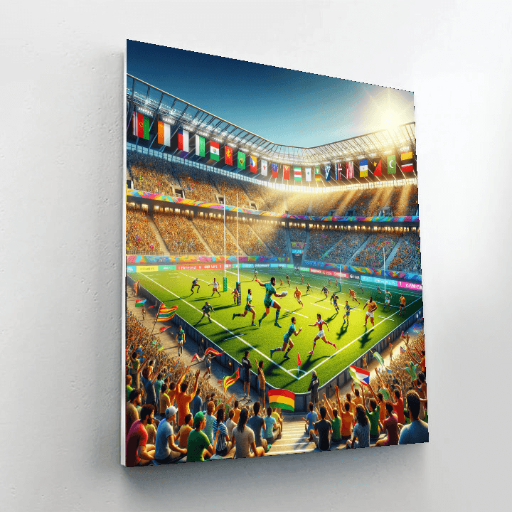 Rugby World Cup Sevens Painting By Numbers Kit