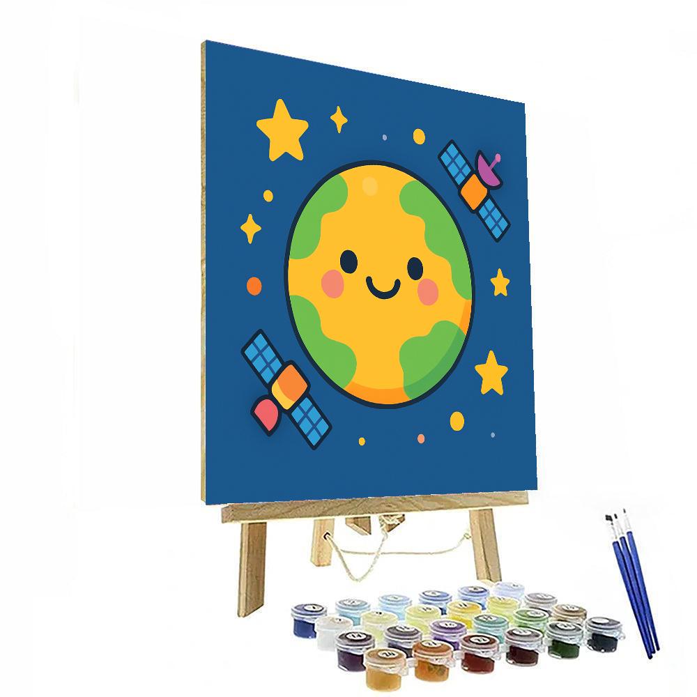 Happy Little Planet Numbered Painting Kits