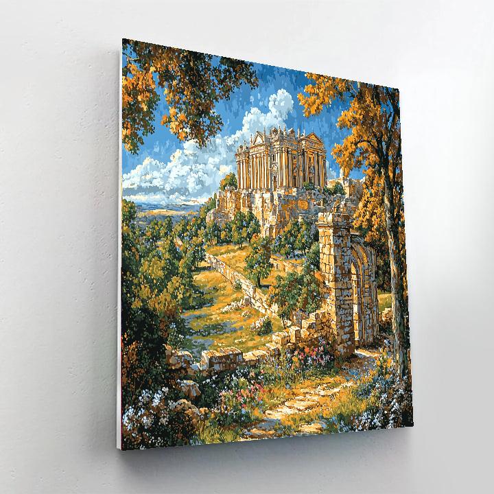 John Constable Inspired Historical Landmark Reverie  Paint By Numbers