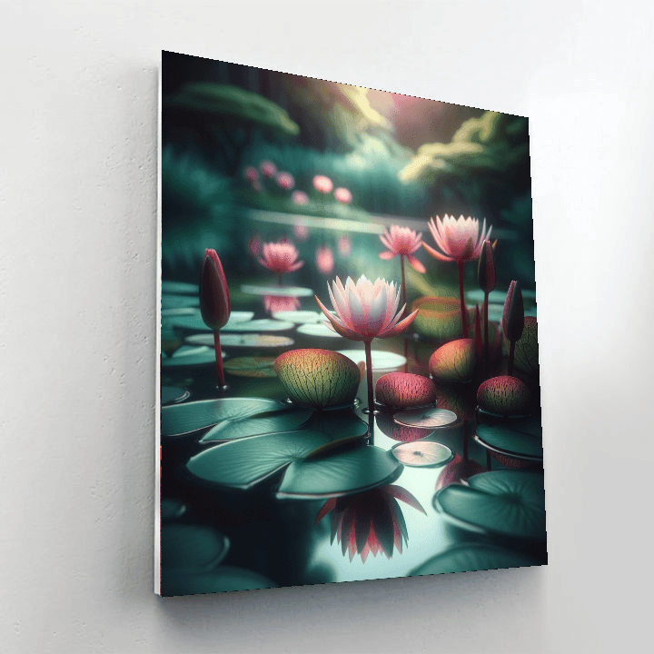 Serenity Among The Lilies Paint By Numbers