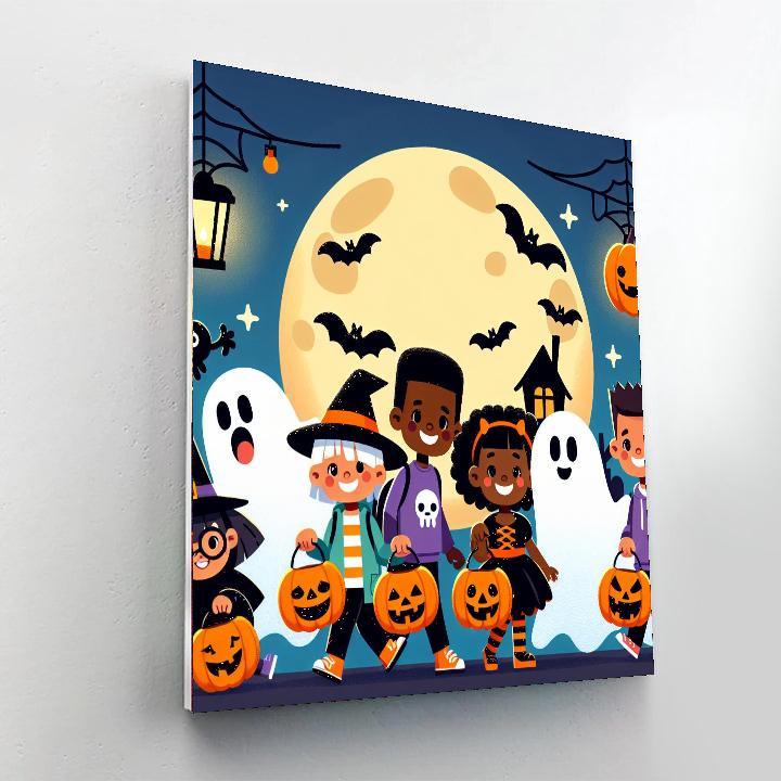 Happy Halloween Bash Numbered Painting Kits