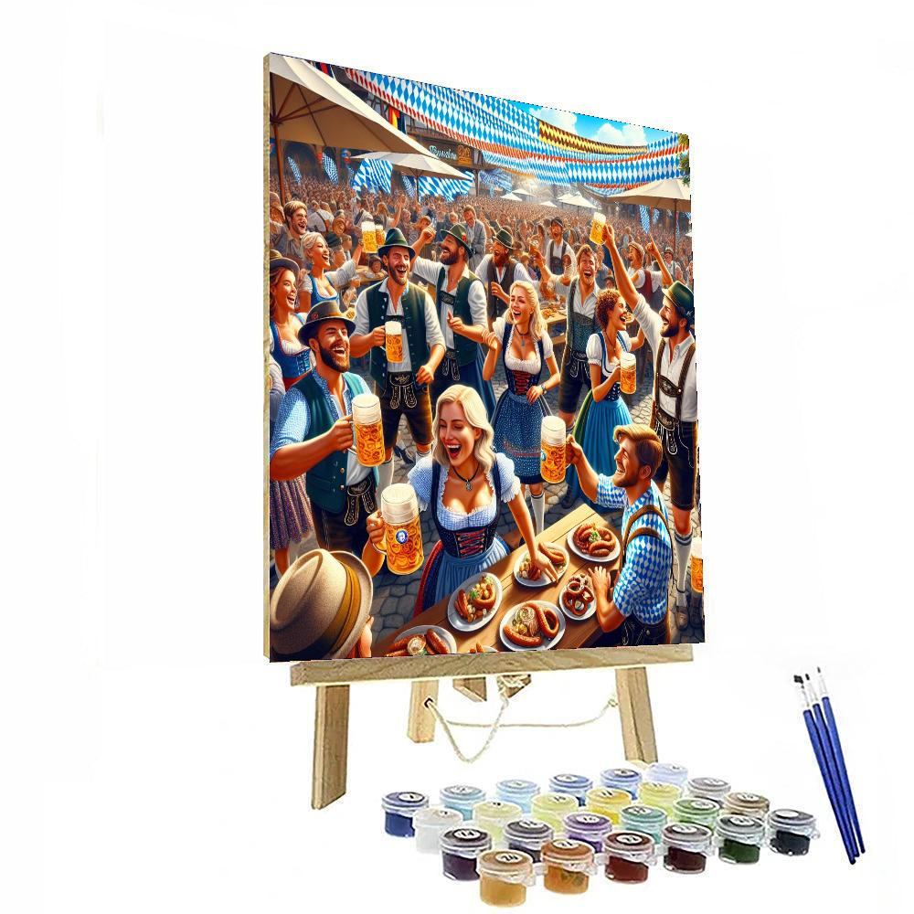 Alpine Village Oktoberfest - United States Paint By Numbers Art