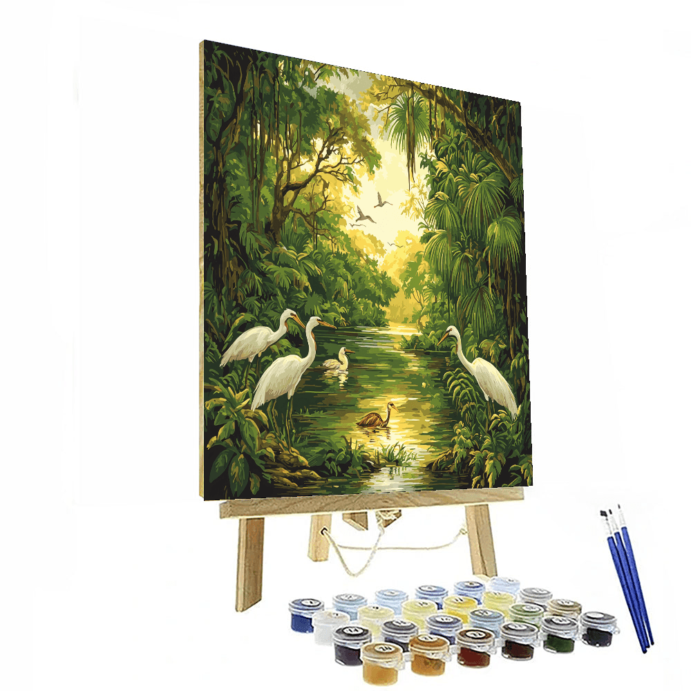 Audubon Inspired Dynamic Animal Kingdom  Painting By Numbers Kit