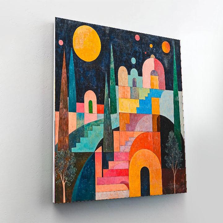 Paul Klee Inspired Fantasies In Color  Numbered Painting Kits