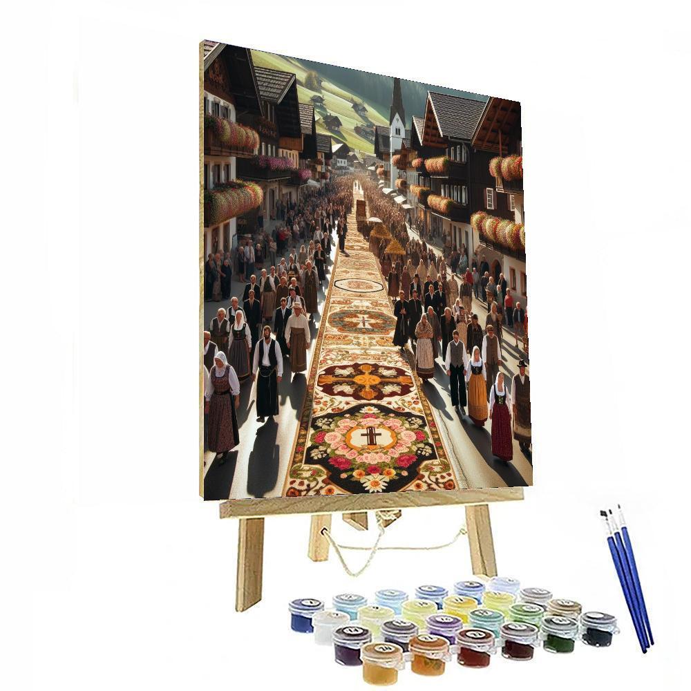 Fronleichnam - Austria Number Painting