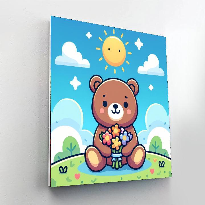 Sunny Day Teddy Paint By Numbers Kits