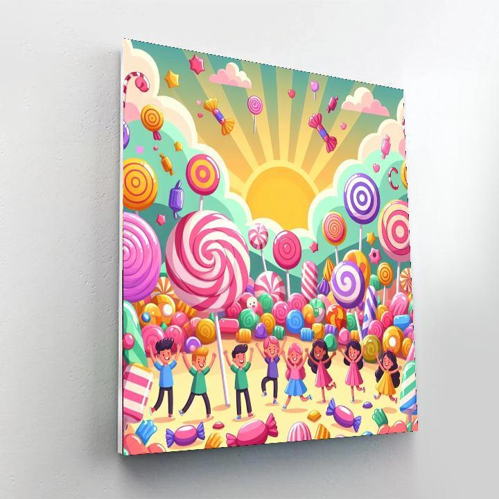 Exploring The Candy World Paint By Color