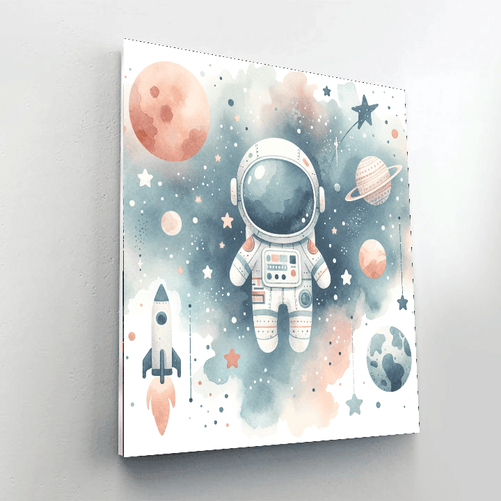 Cosmic Space Adventure Paint By Color