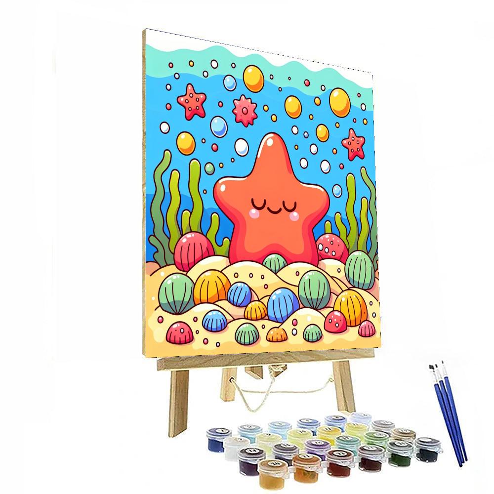 Dreamy Starfish Numbered Painting Kits