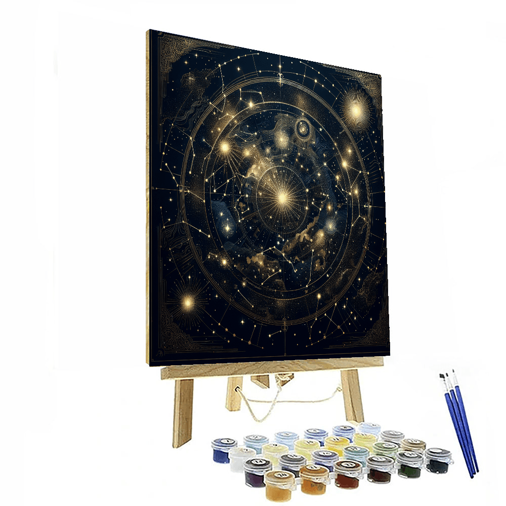 Celestial Star Map - DIY Painting By Numbers Kit – Artistry Rack