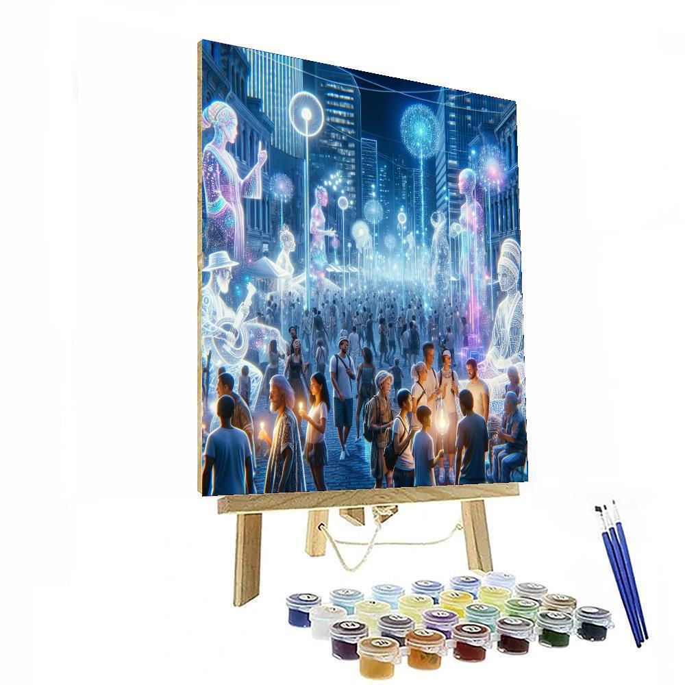 White Night Festival Numbered Painting Kits