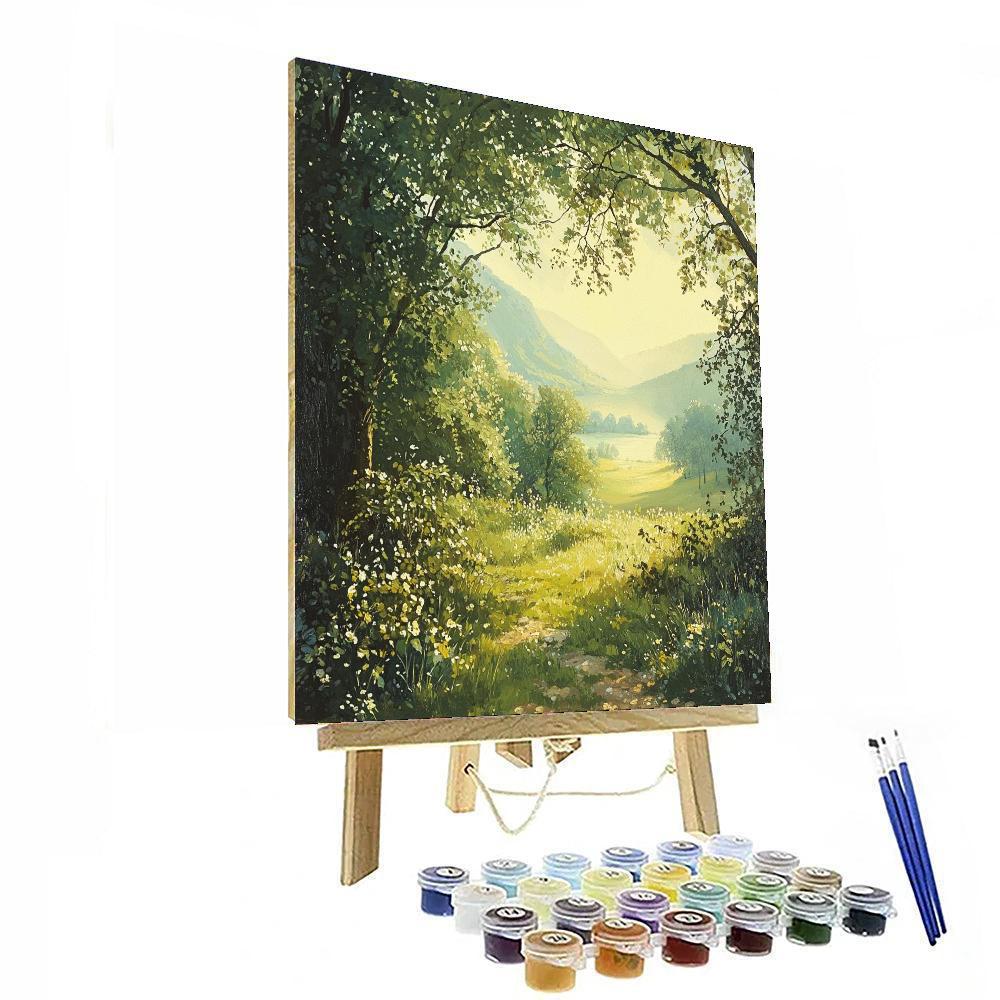 Gainsborough Inspired Gainsborough's Idyllic Meadows  Number Painting