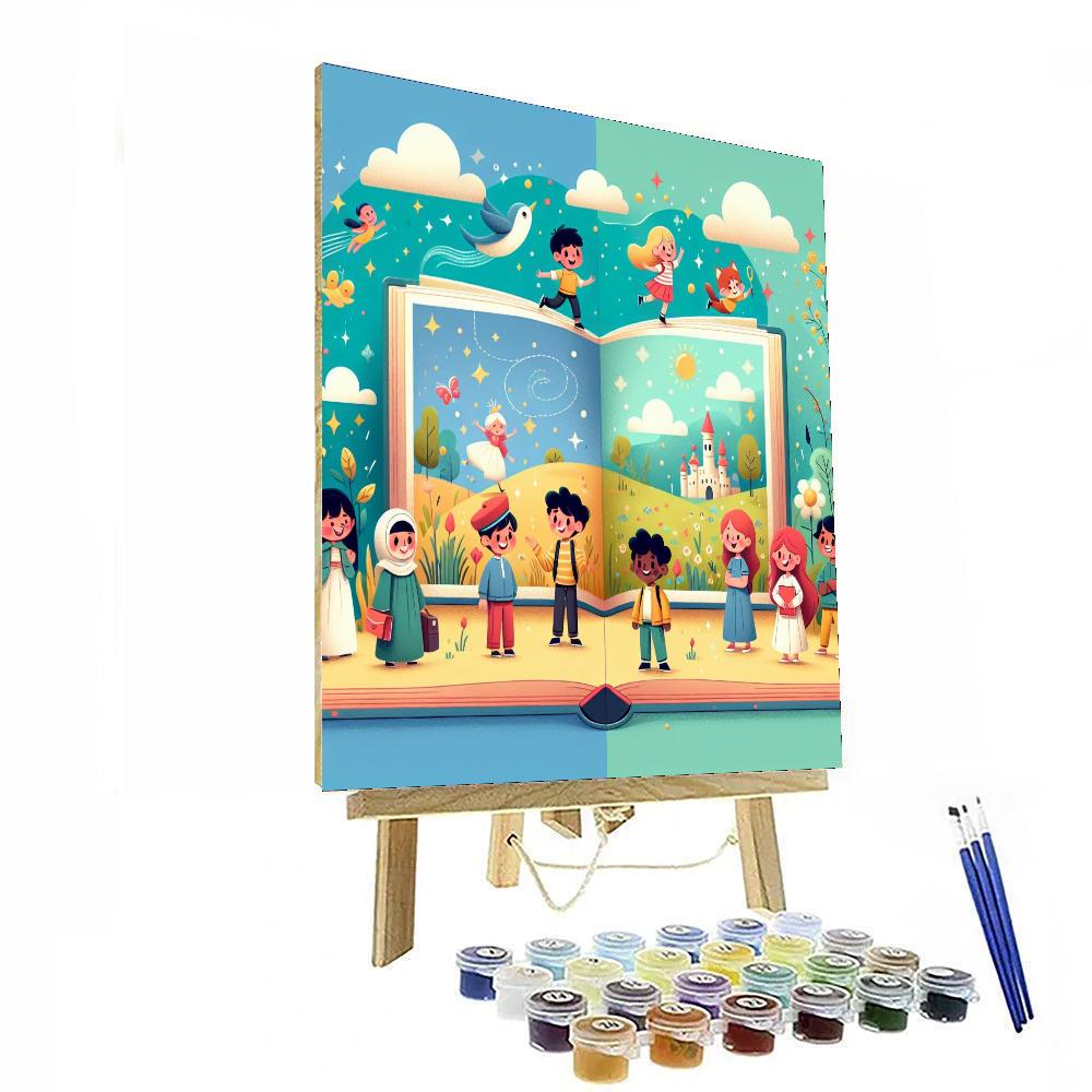 Magical Book Journey Number Painting