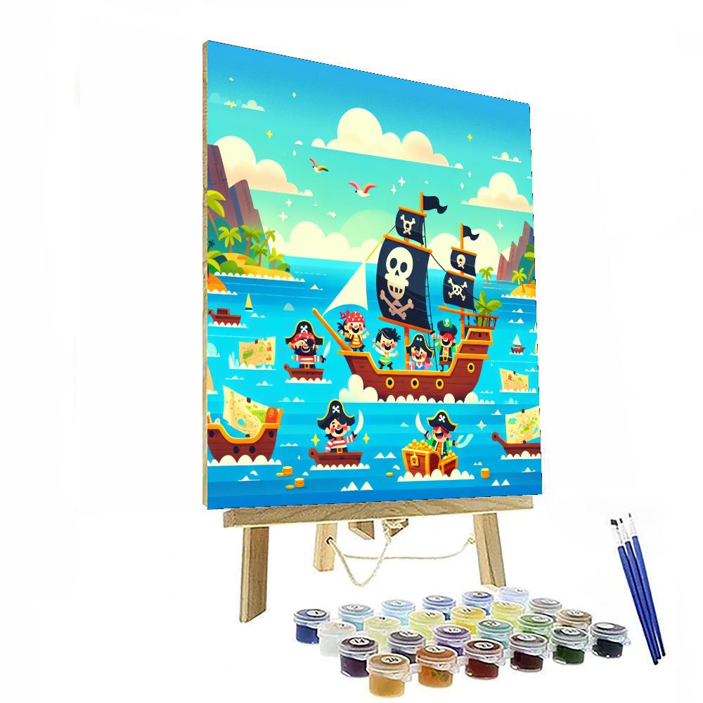 Ocean Pirate Adventure Numbered Painting Kits
