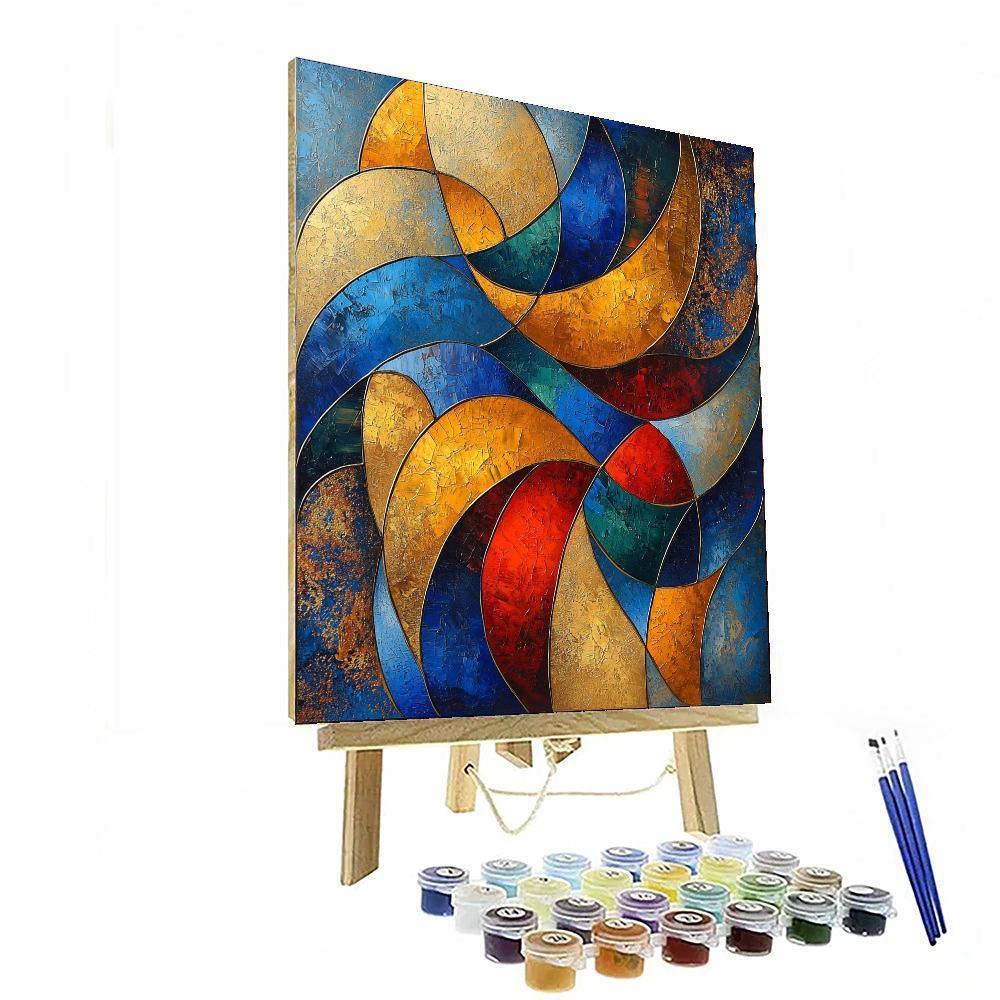 Gustav Klimt Inspired Ethereal Emotions  DIY Paint By Numbers