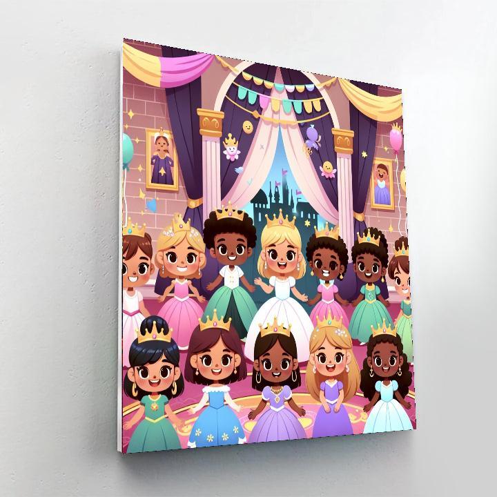 Princess Palace Party Paint By Numbers