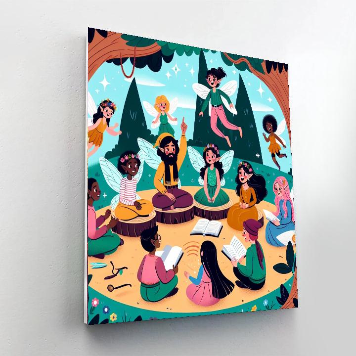 Adventure At Fairy Hollow Number Painting