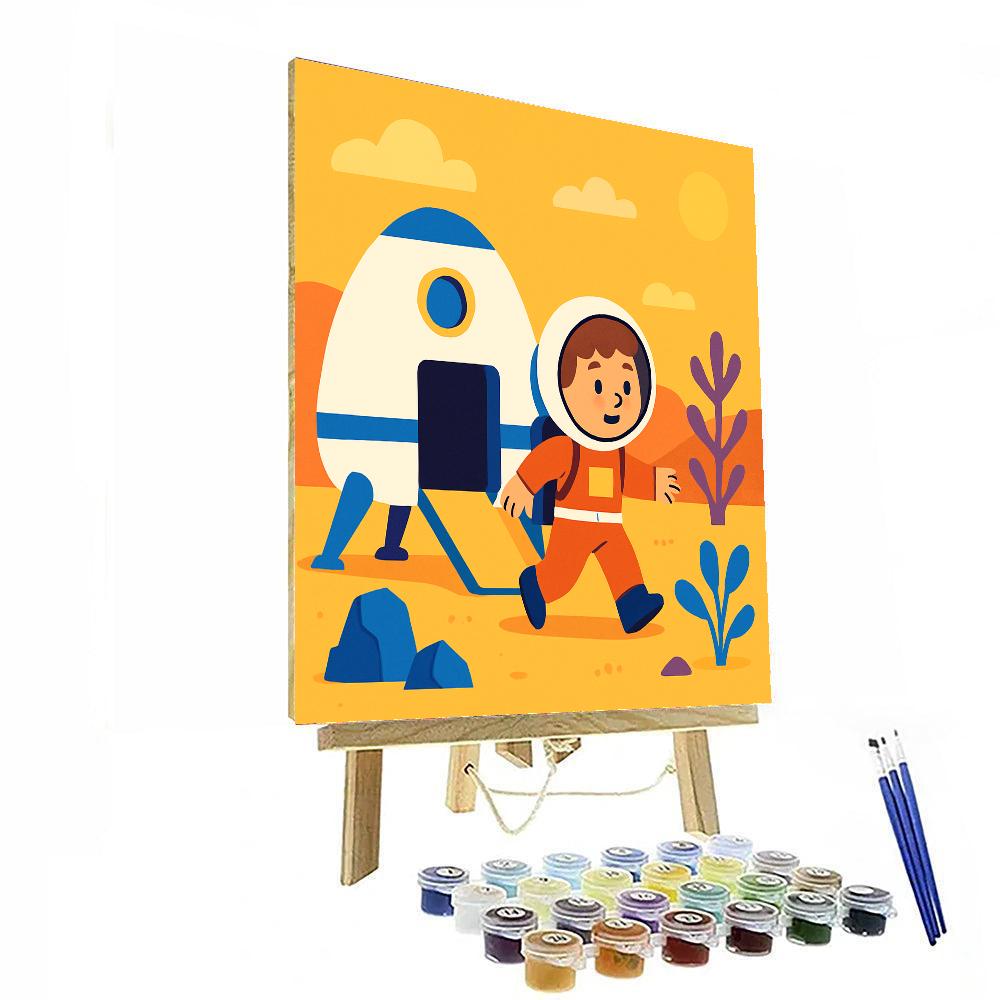 Space Pioneer Quest Paint By Numbers