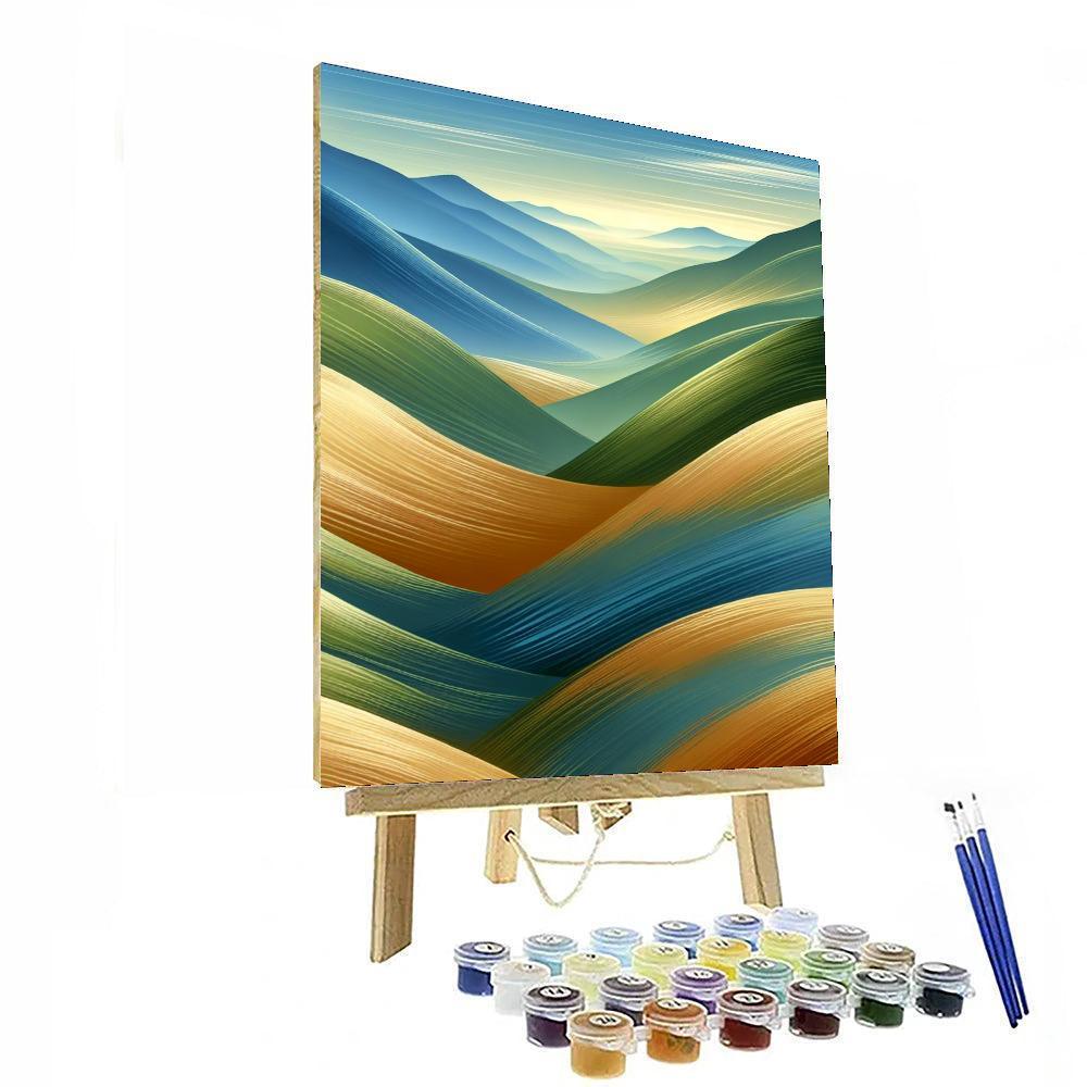 Rolling Hills Tranquility Paint By Number