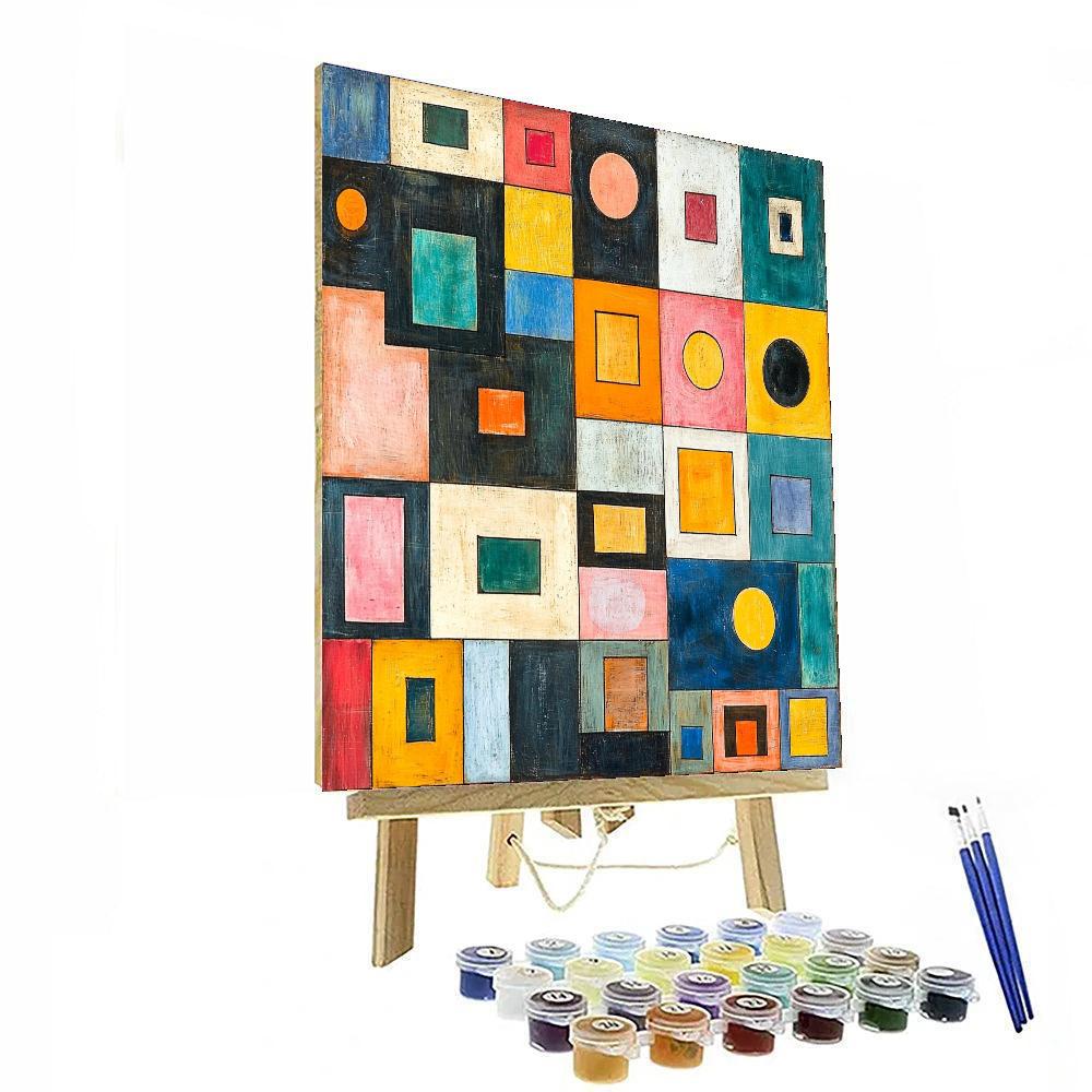 Paul Klee Inspired Imaginary Worlds  Paint By Number