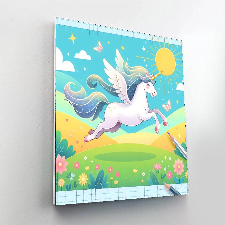 Fairytale Unicorn DIY Paint By Numbers