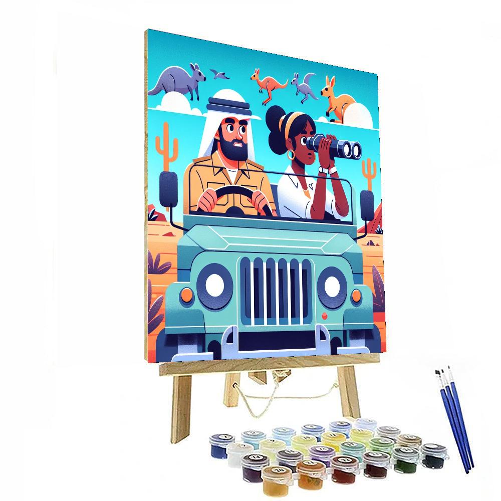 Outback Safari Paint By Number