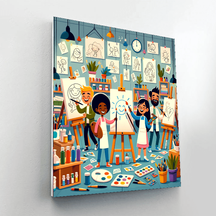 Creative Artist Studio Paint By Number