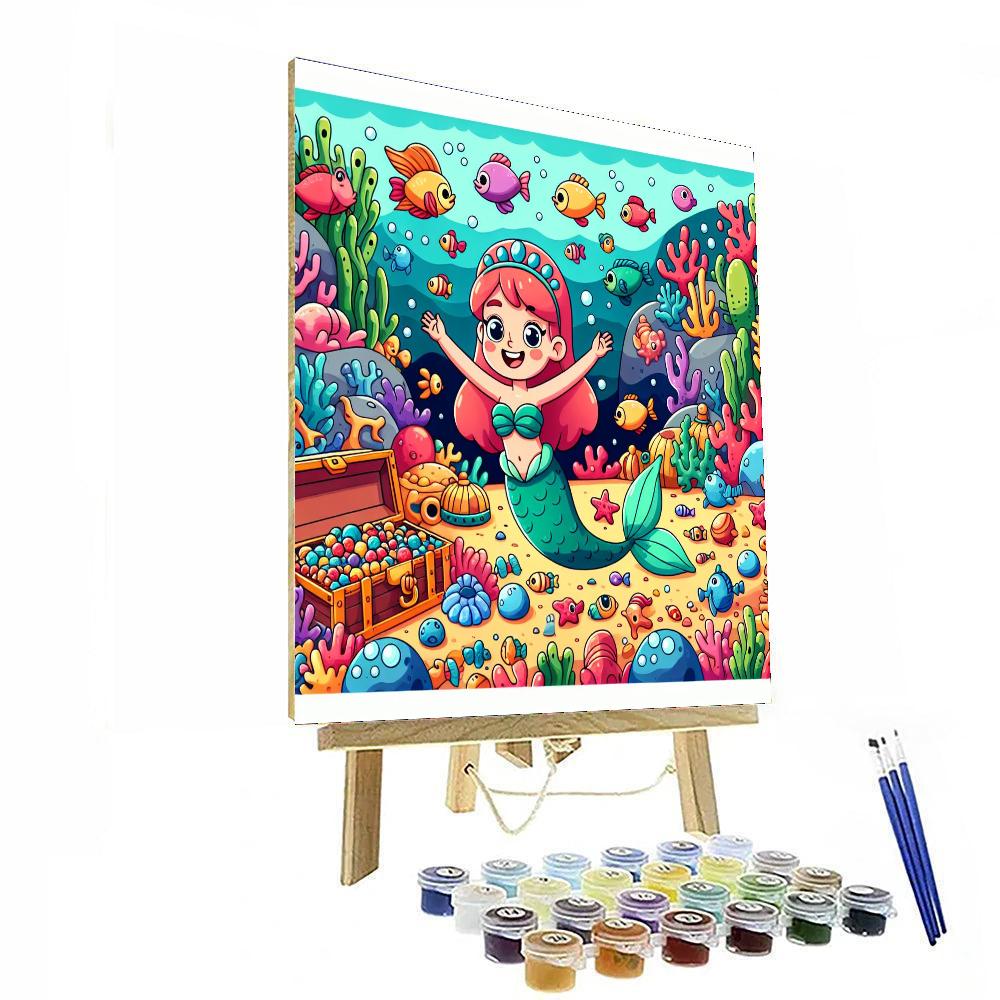 Underwater Treasure Search Paint By Color