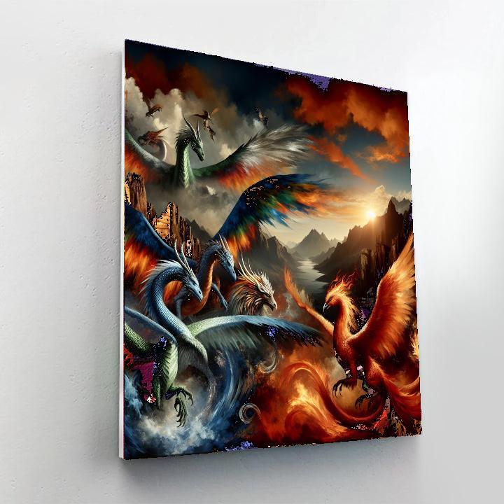 Ancient Mythical Creatures Paint By Number